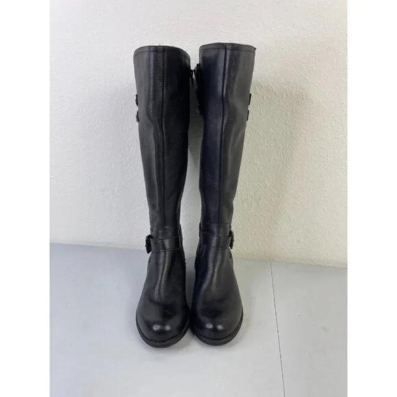 NATURALIZER Women's Jackie Wide Calf Boots Black Size 4 - Picture 5 of 10